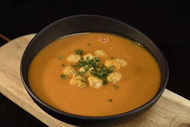 Tomatencrème soep met balletjes 1 liter