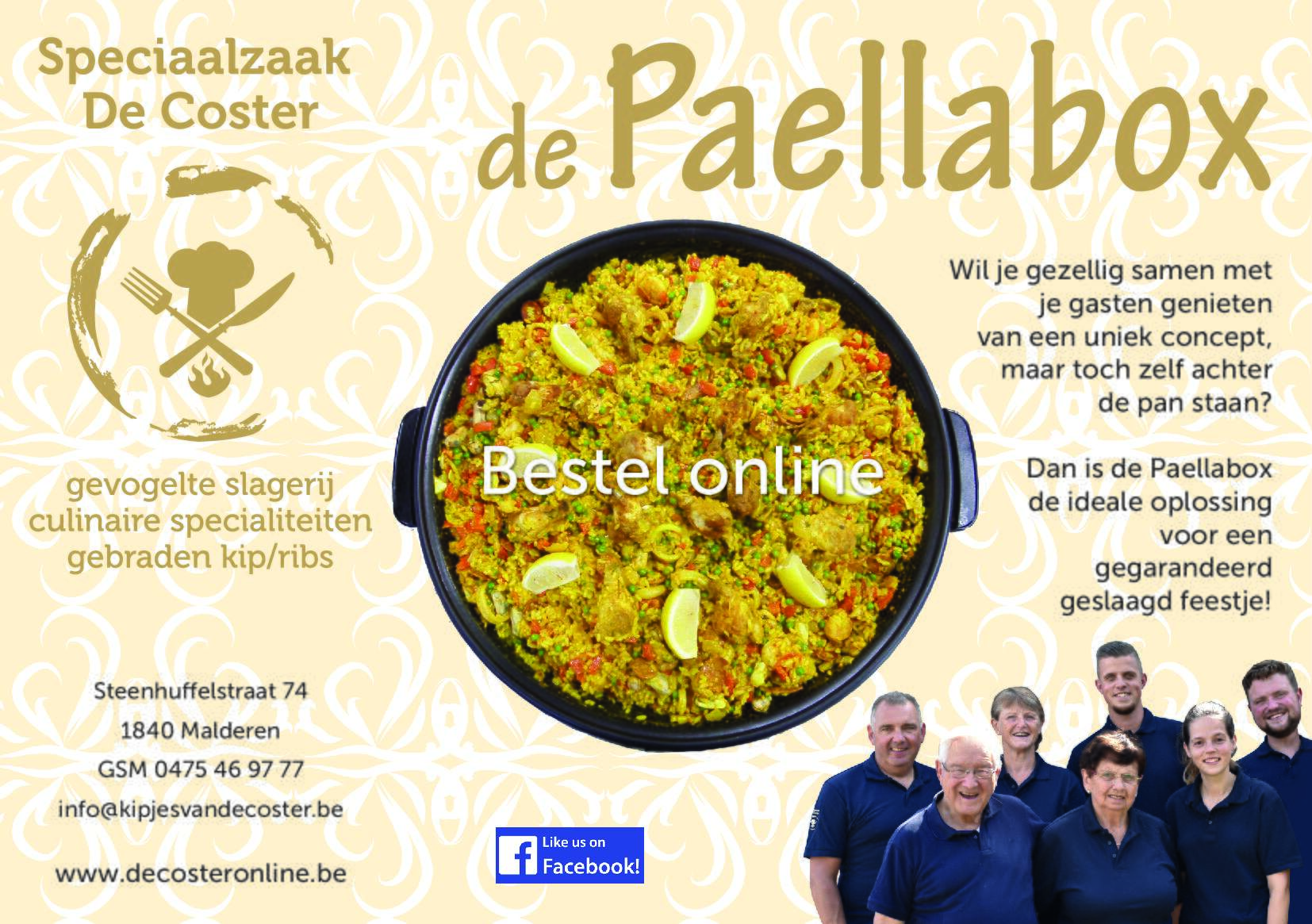 De paellabox, een leuk en lekker idee voor de komende weken.
