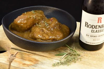 Varkenswangetjes met Rodenbach