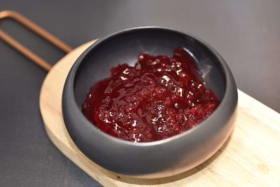 Wilde veenbessen saus